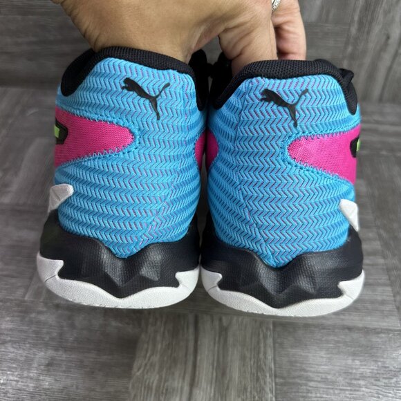 Puma Dagger Men's 10 Black Multicolored Basketball Shoes 311353-01 - Picture 6 of 8